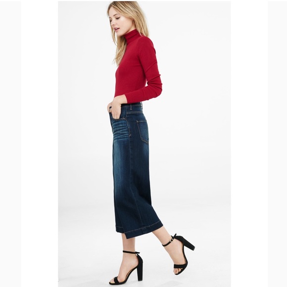 Express Denim - HOST PICK! 🎉EXPRESS Culotte Denim Jeans Hi-Rise Size 00